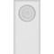 Ekena Millwork Standard Foster Bullseye Plinth Block With Rounded Edge, 3"W x 6"H x 1"P PBP030X060X100FOS04 - alternate 2